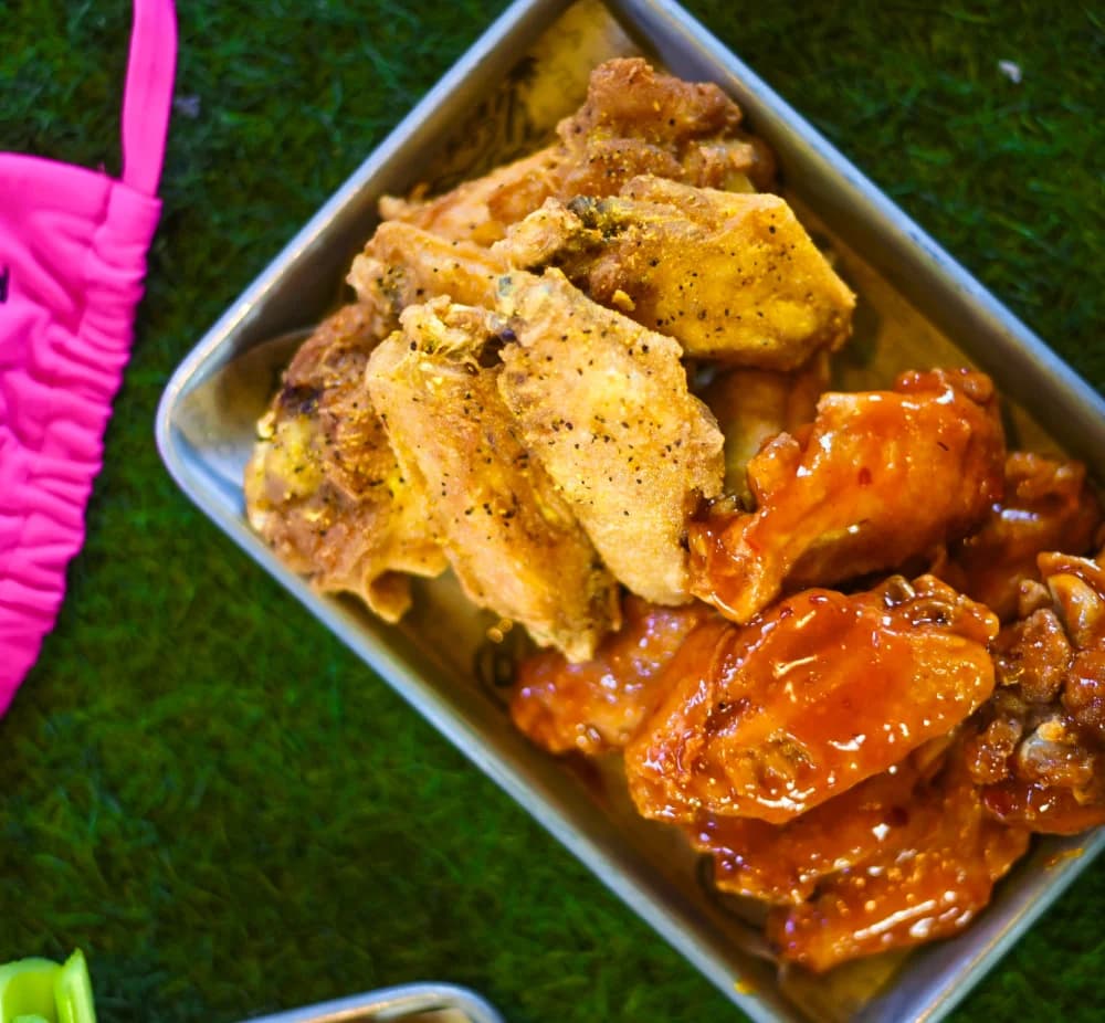 Tray of Cabo Joe's wings for Wednesday specials